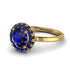 1ct Round Sapphire Engagement Ring - Natalia No. 73 image 1