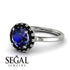1ct Round Sapphire Engagement Ring - Natalia No. 45 image 10