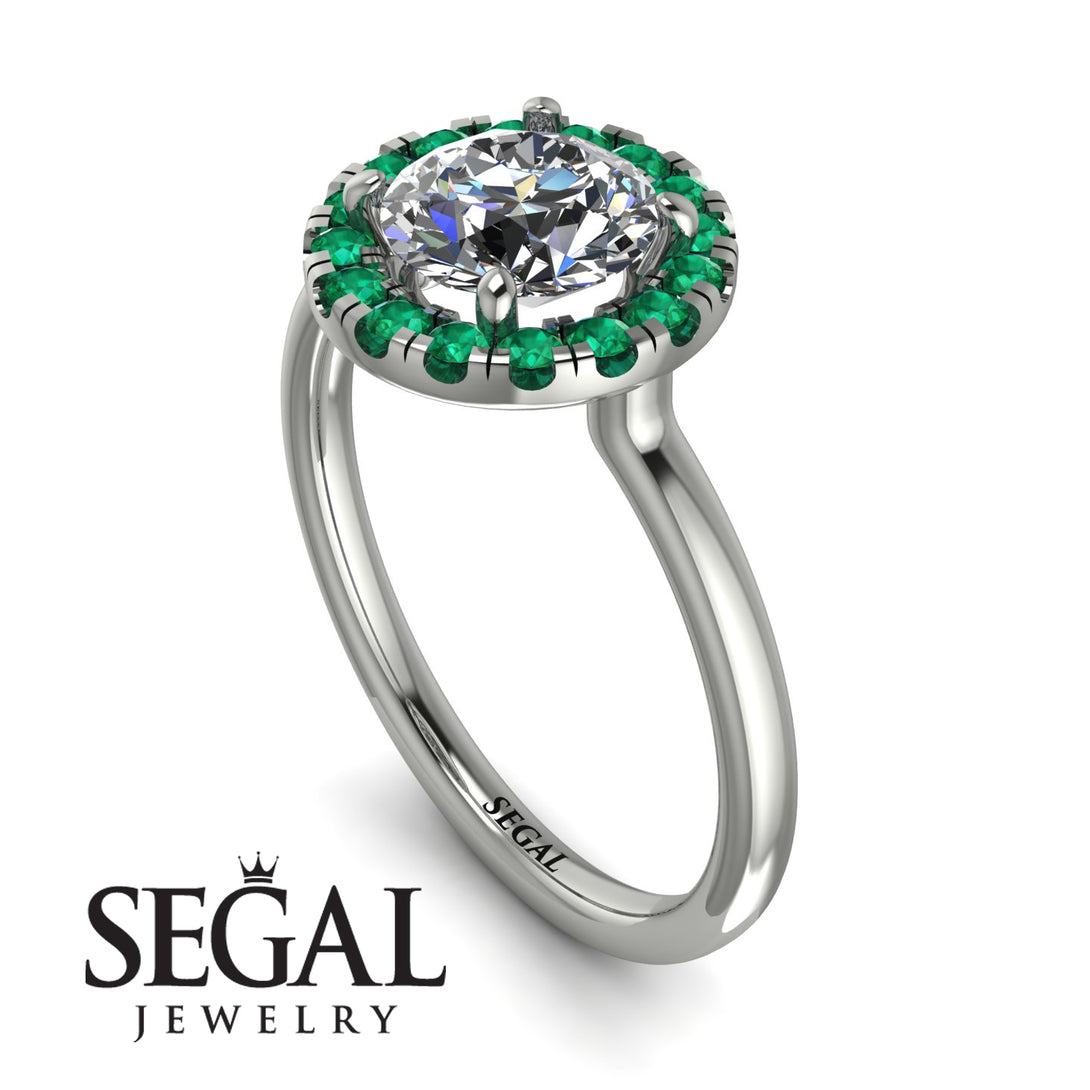 1ct Round Diamond Engagement Ring - Natalia No. 18