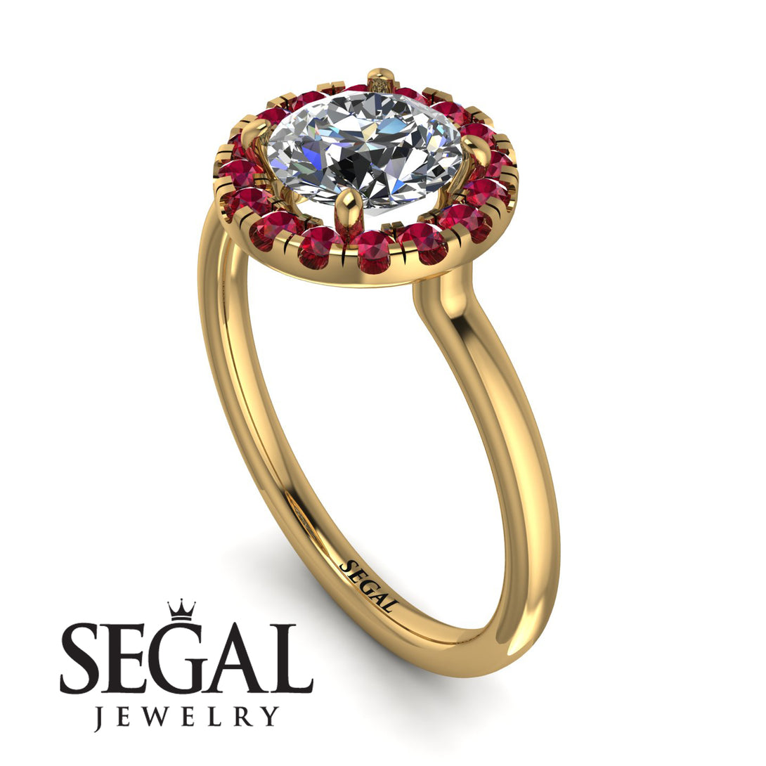 1ct Round Diamond Engagement Ring - Natalia No. 46