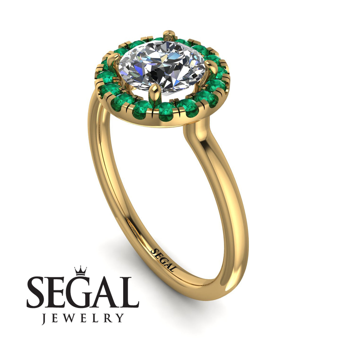 1ct Round Diamond Engagement Ring - Natalia No. 16