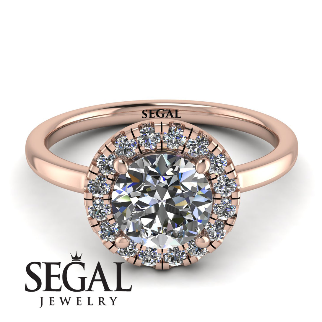 1ct Round Diamond Engagement Ring - Natalia No. 2