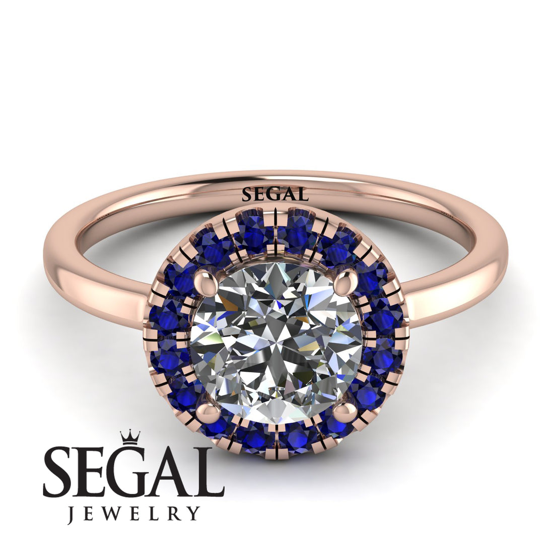 1ct Round Diamond Engagement Ring - Natalia No. 62