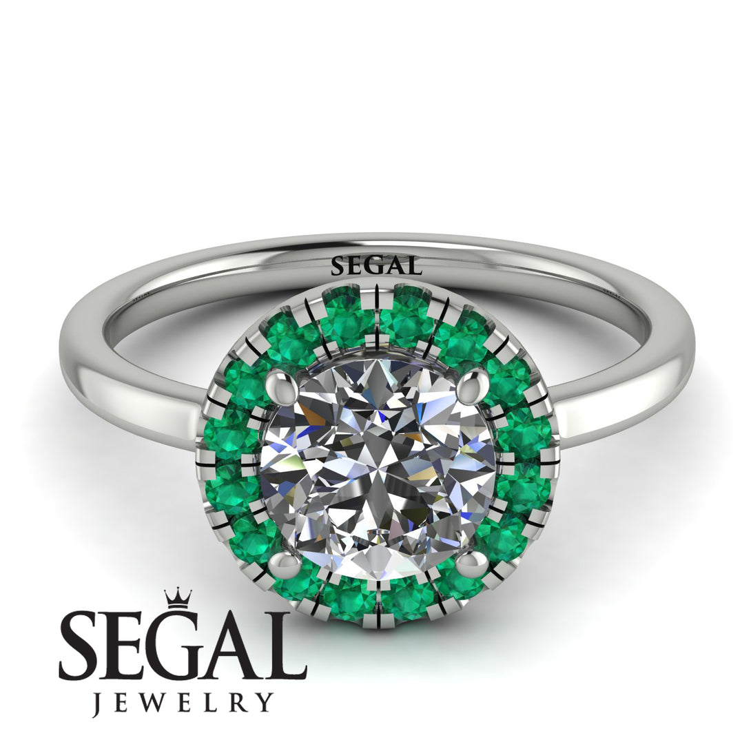 1ct Round Diamond Engagement Ring - Natalia No. 18