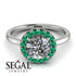 1ct Round Diamond Engagement Ring - Natalia No. 18