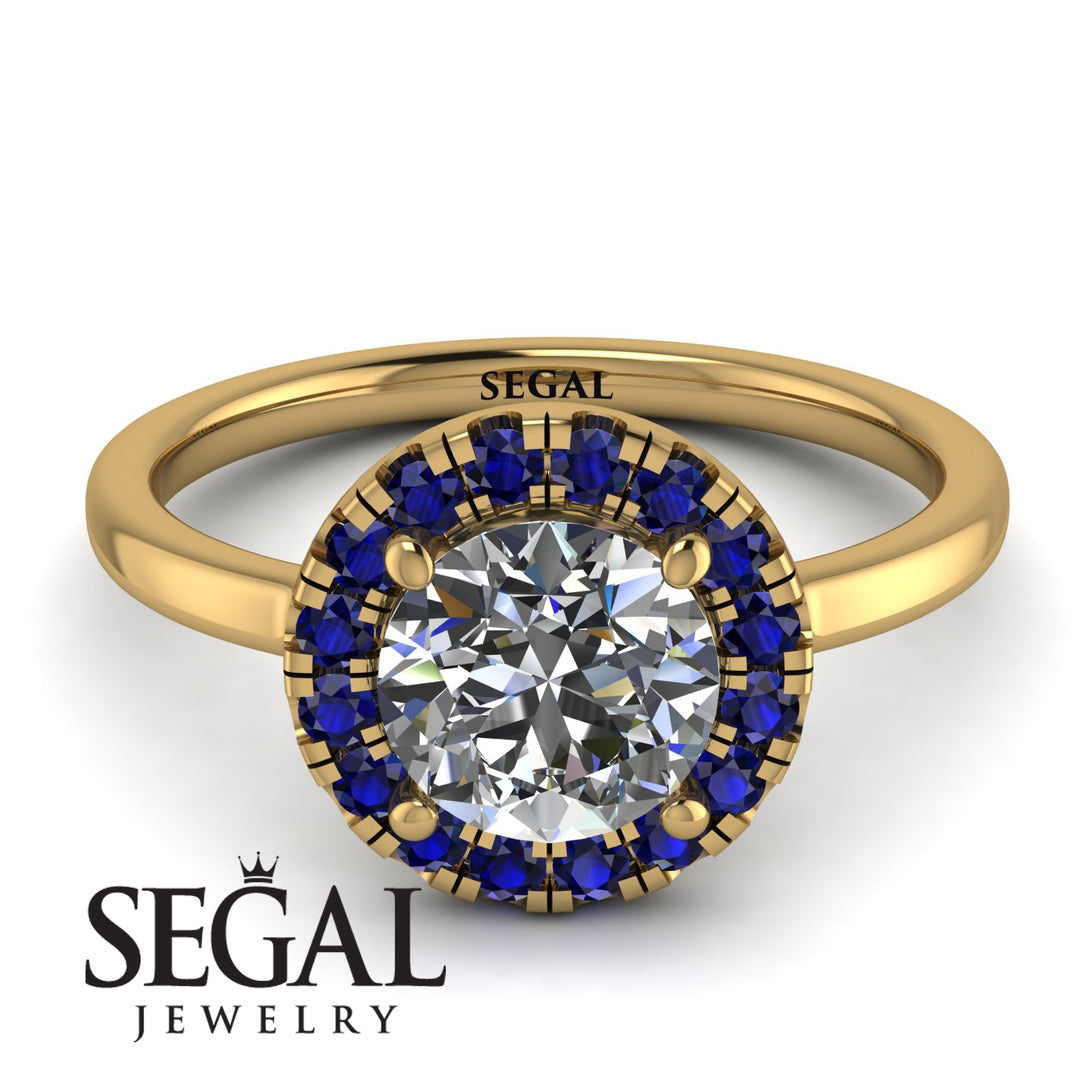 1ct Round Diamond Engagement Ring - Natalia No. 61