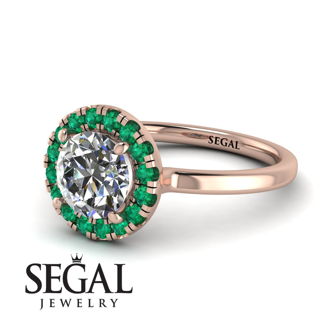 1ct Round Diamond Engagement Ring - Natalia No. 17
