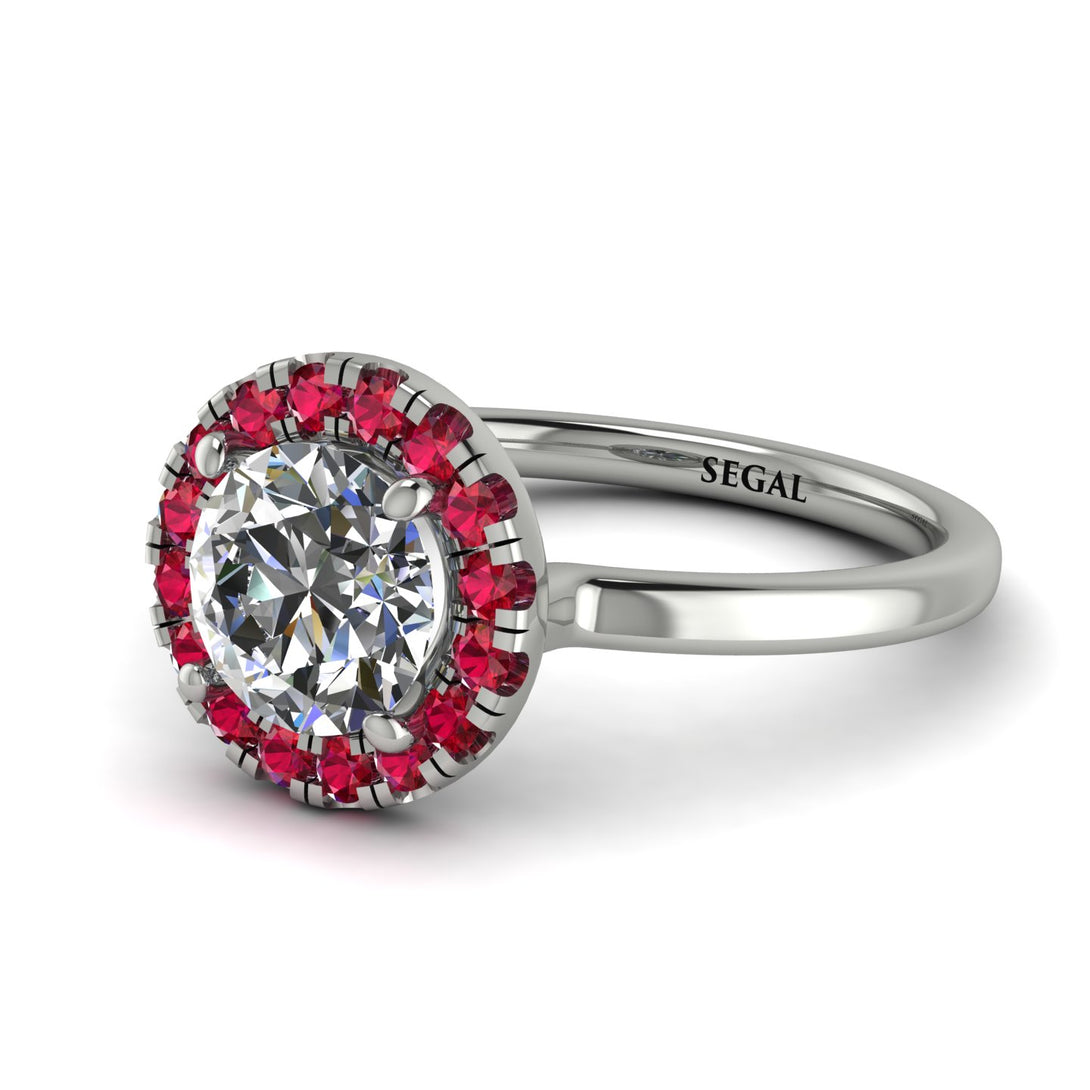 1ct Round Diamond Engagement Ring - Natalia No. 48