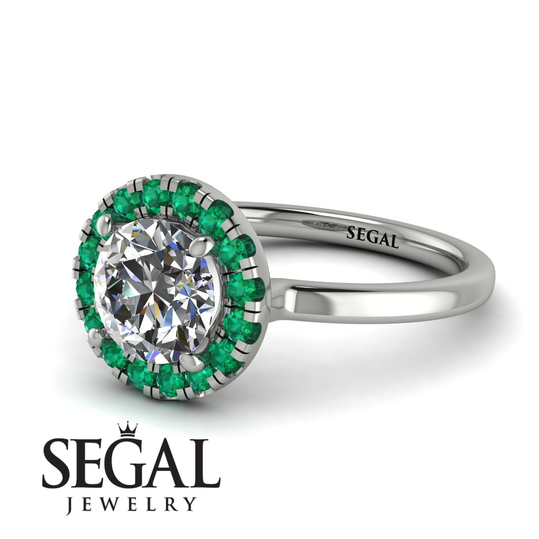 1ct Round Diamond Engagement Ring - Natalia No. 18