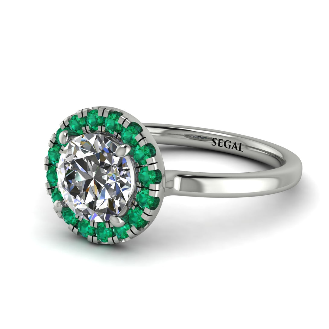 1ct Round Diamond Engagement Ring - Natalia No. 18