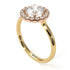 Two Tones 1ct Round Diamond Engagement Ring - Natalia No. 76