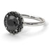 1ct Round Black Diamond Engagement Ring - Natalia No. 39 image 1