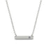 Diamond Gold Necklace Bar - Crystal No. 3