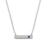 Sapphire Gold Necklace Bar - Crystal No. 15