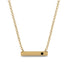 Black Diamond Gold Necklace Bar - Crystal No. 7 image 1
