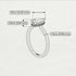 Hidden Halo Pear Diamond Engagement Ring - Mary No. 2