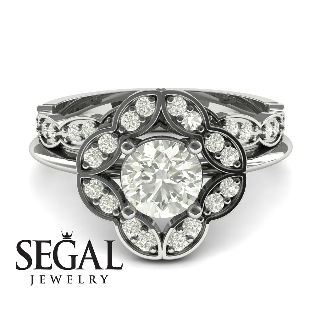 A Princess Ring Bridal Set Diamond Ring- Lucy no. 3