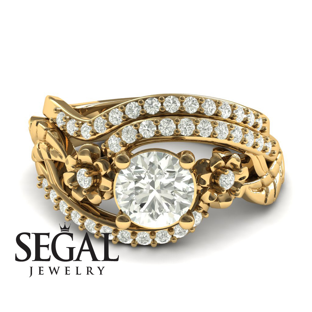 Branches In The Fall Bridal Set Diamond Engagement Ring- Alyssa no. 1