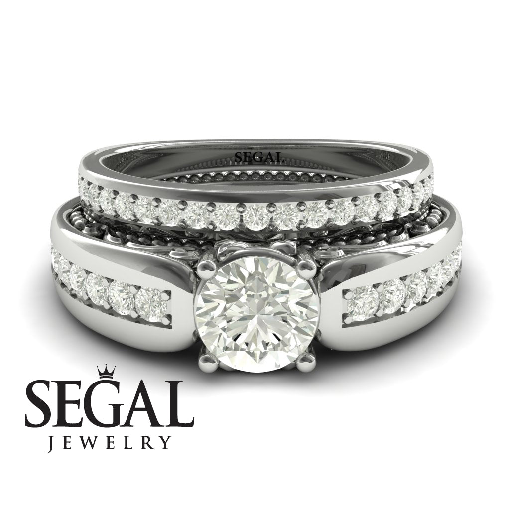 Stairway to Heaven Bridal Set Diamond Ring- Gabriella no. 3