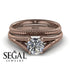 The Royal Queen Bridal Set Diamond Ring- Eva no. 2 image 2