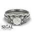 The Butterfly Stairs Bridal Set Diamond Ring- Amelia no. 3