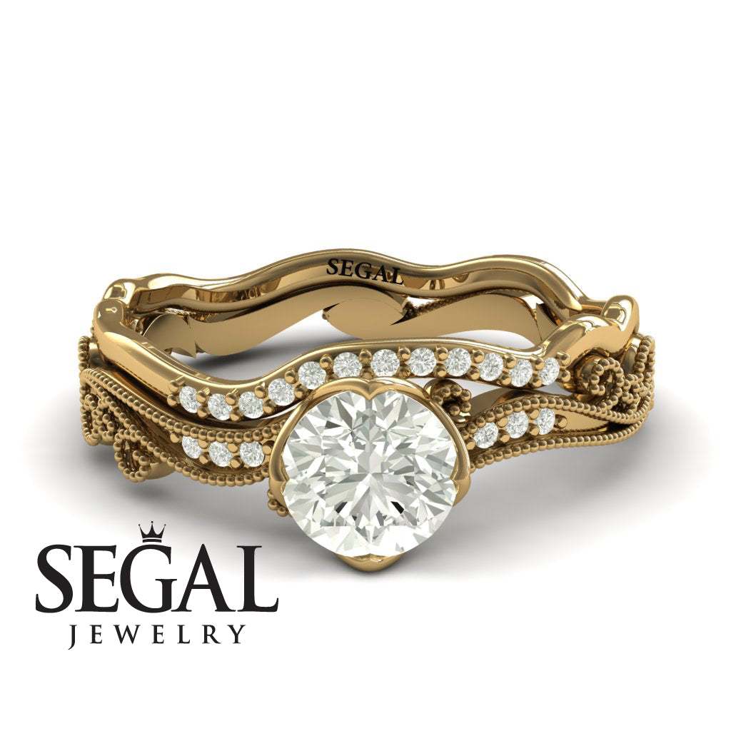 Painter's Muse Bridal Set Diamond ring- Sophie no. 1