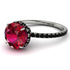 2ct Hidden Halo Ruby Engagement Ring - Adaline No. 42 image 1