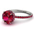 2ct Hidden Halo Ruby Engagement Ring - Adaline No. 57