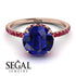 2ct Hidden Halo Sapphire Engagement Ring - Adaline No. 59 image 3
