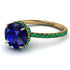 2ct Hidden Halo Sapphire Engagement Ring - Adaline No. 28 image 1
