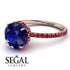 2ct Hidden Halo Sapphire Engagement Ring - Adaline No. 59