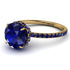 2ct Hidden Halo Sapphire Engagement Ring - Adaline No. 73