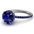 2ct Hidden Halo Sapphire Engagement Ring - Adaline No. 75