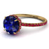 2ct Hidden Halo Sapphire Engagement Ring - Adaline No. 58 image 1