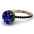 2ct Hidden Halo Sapphire Engagement Ring - Adaline No. 44