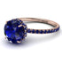 2ct Hidden Halo Sapphire Engagement Ring - Adaline No. 74 image 1