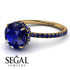 2ct Hidden Halo Sapphire Engagement Ring - Adaline No. 73 image 10