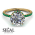 2ct Hidden Halo Diamond Engagement Ring - Adaline No. 16 image 3