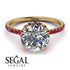 2ct Hidden Halo Diamond Engagement Ring - Adaline No. 46