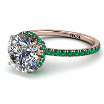 2ct Hidden Halo Diamond Engagement Ring - Adaline No. 17 image 1