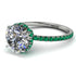 2ct Hidden Halo Diamond Engagement Ring - Adaline No. 18