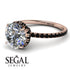2ct Hidden Halo Diamond Engagement Ring - Adaline No. 32