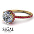 2ct Hidden Halo Diamond Engagement Ring - Adaline No. 46