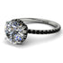 2ct Hidden Halo Diamond Engagement Ring - Adaline No. 33 image 1