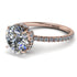 2ct Hidden Halo Diamond Engagement Ring - Adaline No. 2