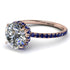 2ct Hidden Halo Diamond Engagement Ring - Adaline No. 62