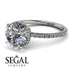 2ct Hidden Halo Diamond Engagement Ring - Adaline No. 3 image 10