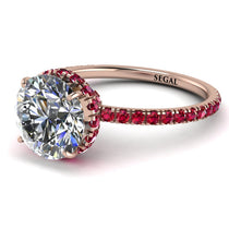 2ct Hidden Halo Diamond Engagement Ring - Adaline No. 47 image 1