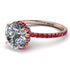 2ct Hidden Halo Diamond Engagement Ring - Adaline No. 47