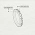 Ruby Baguette & Princess Eternity Band - Andrea No. 55